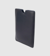 IE Leather Ipad Case. Navy color back