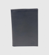 IE Leather Passport Case. Navy color front