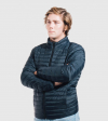 IE Jacket of Primaloft. Navy color front