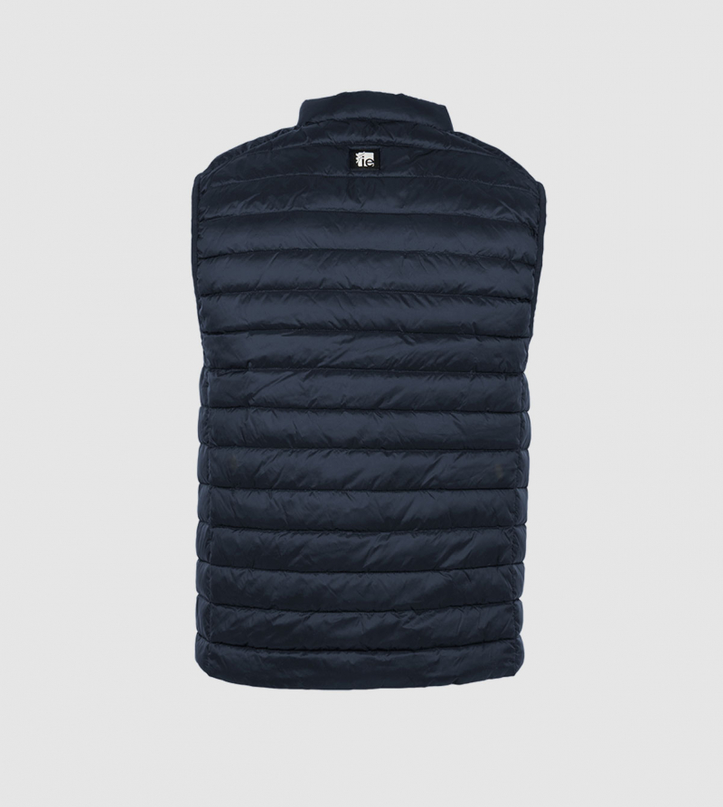 IE Vest of Primaloft. Navy color back