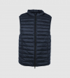 IE Vest of Primaloft. Navy color front