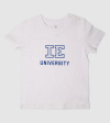 IE University Baby T-Shirt. White color zoom