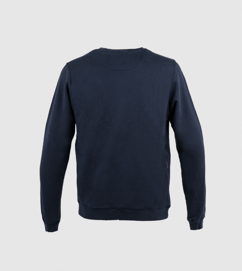 IE University Swearshirt. Navy color back