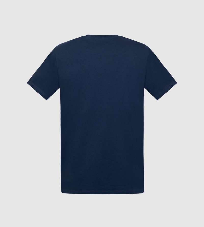IE T-Shirt. Navy color back
