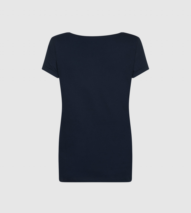 IE University Women´s T-Shirt. Navy color back