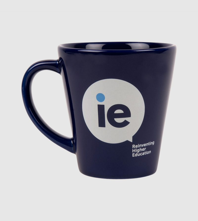 IE Blue Mug. Blue color front