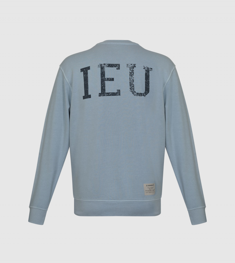 Sudadera Nilo IE University. Color gris front