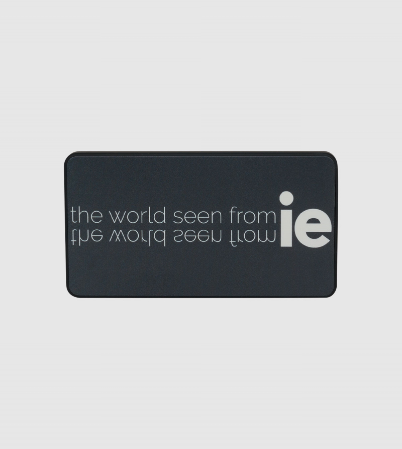 IE Mobile Charger. Black color front