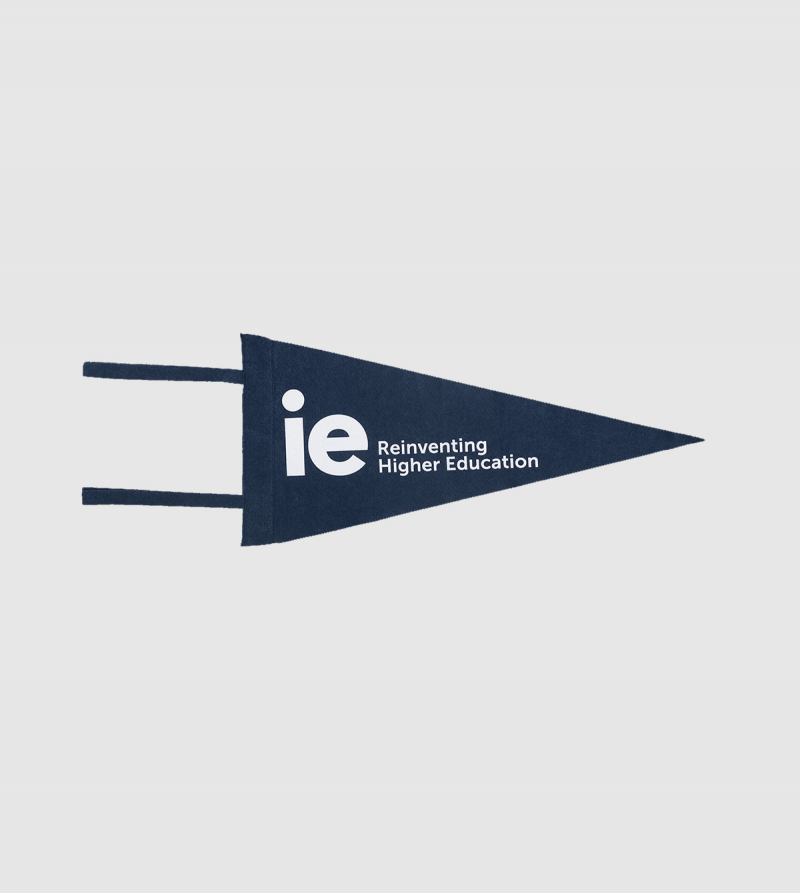 IE Reinventing Pennant. Navy color front