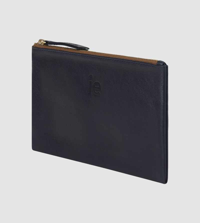 IE Wallet Bag. NAVY colour back