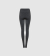 IE Seamless Tights .grey melange metal colour back