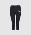 IE Essential 3/4 Tights. black colour front